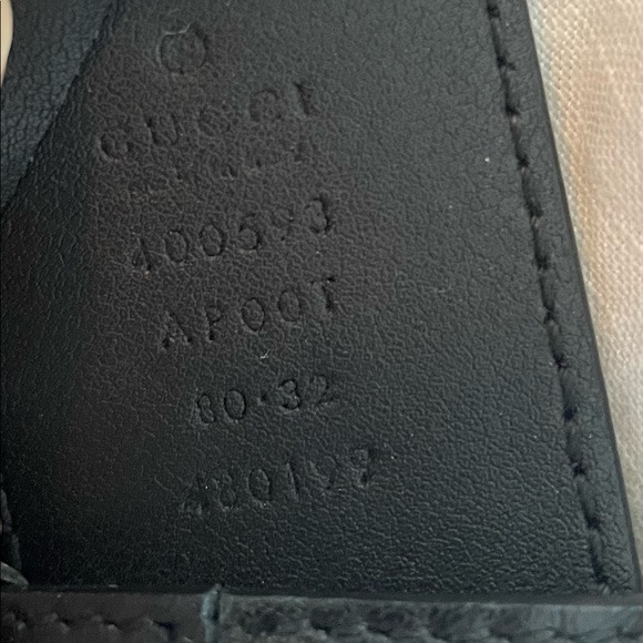 COPY - Gucci leather belt with double G buckle